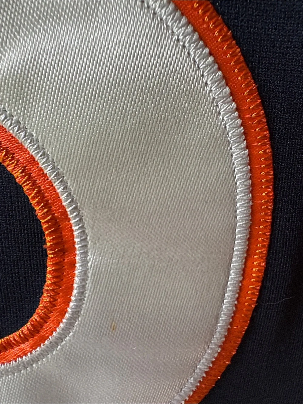Nike Broncos #83 Navy and Orange Football Jersey